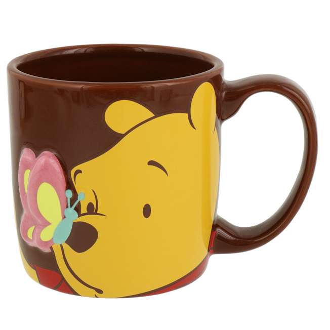 Taza Winnie the Pooh con mariposa