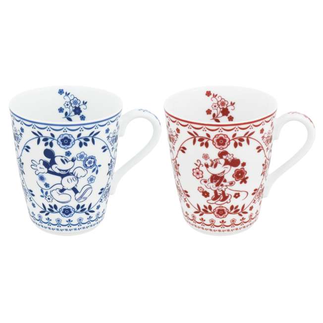 Set de 2 tazas de Mickey y Minnie
