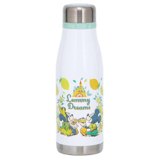 Botella de acero inoxidable Mickey y Minnie, 400 ml