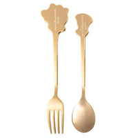 Set de cubiertos de la señora Potts y Chip