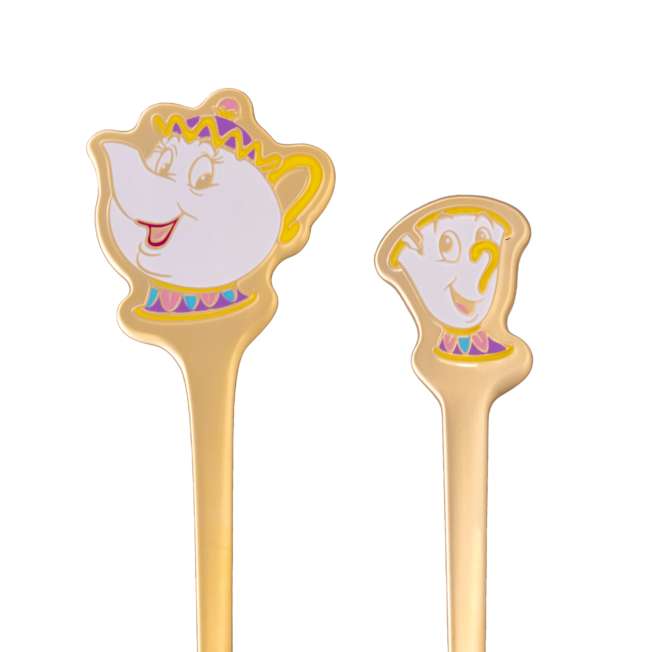 Set de cubiertos de la señora Potts y Chip