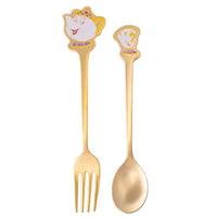 Set de cubiertos de la señora Potts y Chip