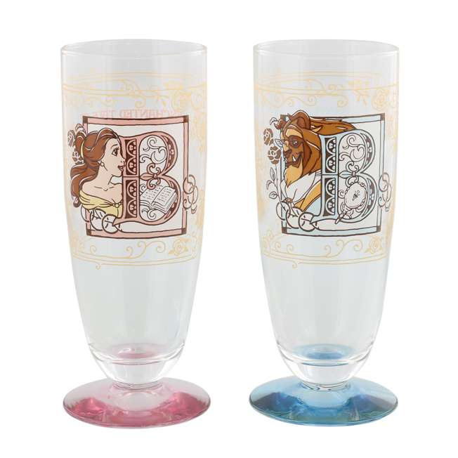 Set de 2 vasos de Bella y Bestia