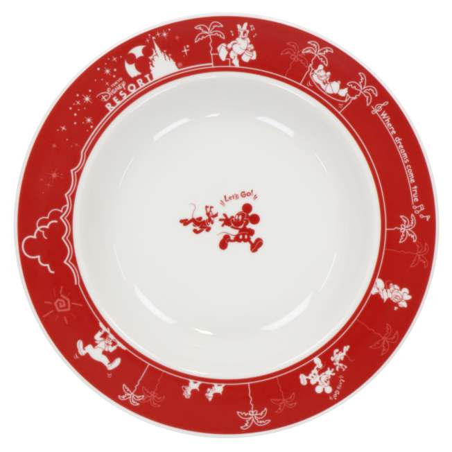 Plato de Mickey y Pluto - Disney