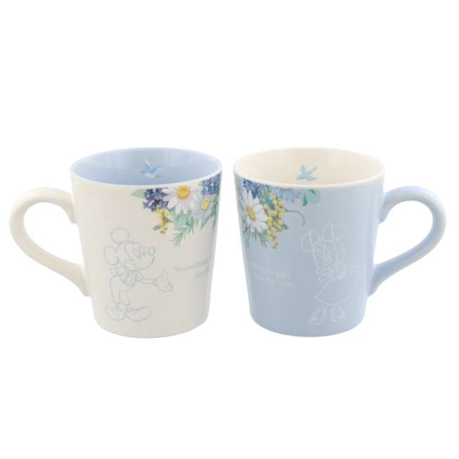 Set de 2 tazas Mickey y Minnie: Blue Ever After