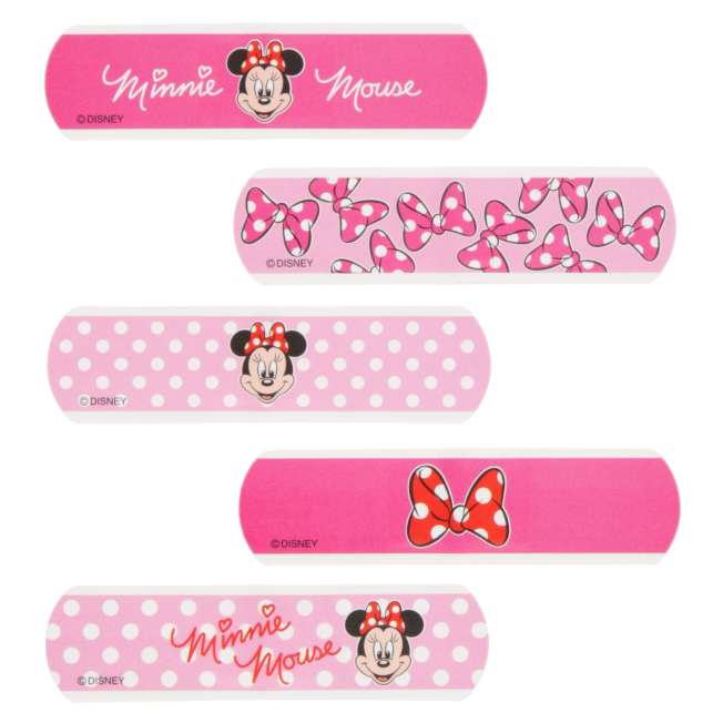 Set de parches curita con estuche de Minnie
