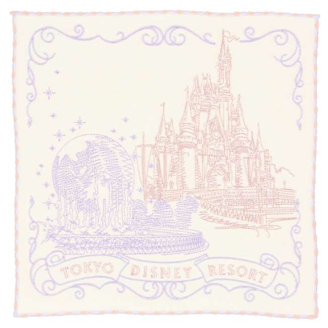 Mini toalla bordada Tokyo Disney Resort