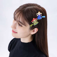 Set de 2 pinches para el pelo de Anna y Elsa