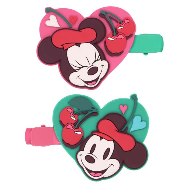 Set de 2 pinches para el pelo Mickey y Minnie