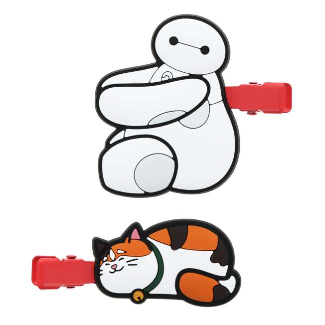 Set de 2 pinches para el pelo Baymax