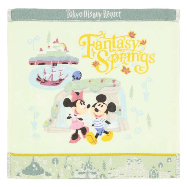 Set de 4 mini toallas de Tokyo Disney Resort