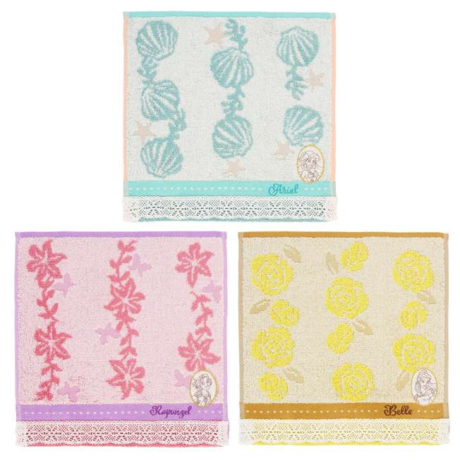 Set de 3 toallas pequeñas de Disney Princess