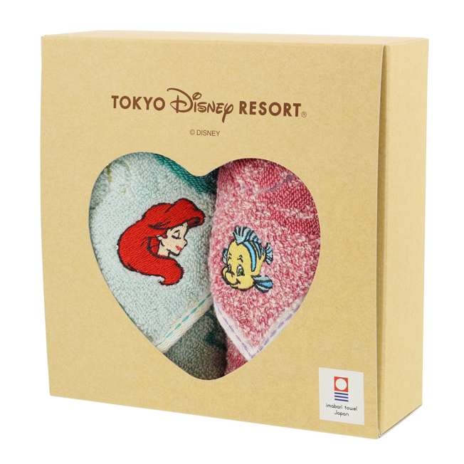 Set de 2 toallas mini Imabari de Ariel y Flounder