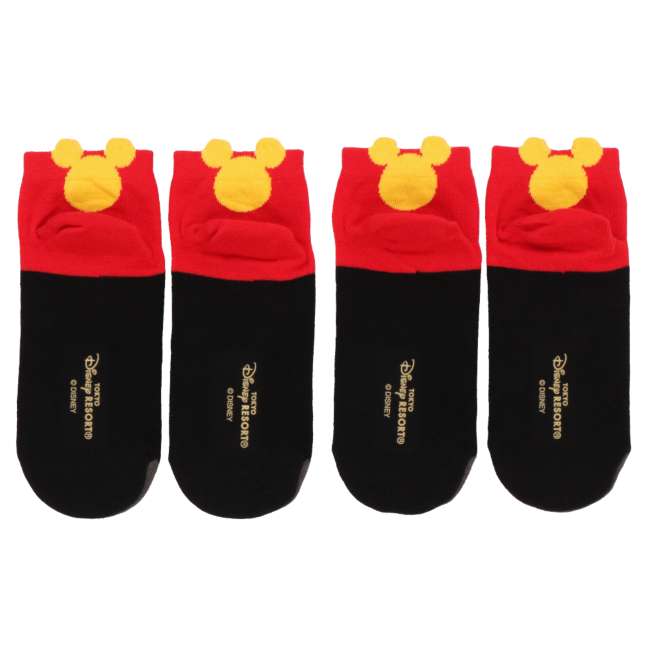 Calcetines Disney Mickey y Minnie, 2 pares (22–25 cm)