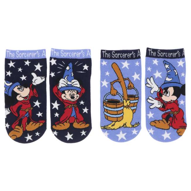 Calcetines Mickey Mouse en Fantasía, 2 pares (16-18 cm)
