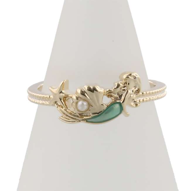 Set de 2 anillos talla libre de La Sirenita