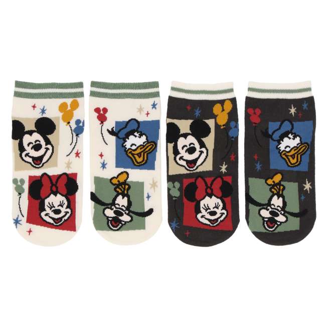 Set de 2 pares de calcetines Mickey Mouse (16-18 cm)