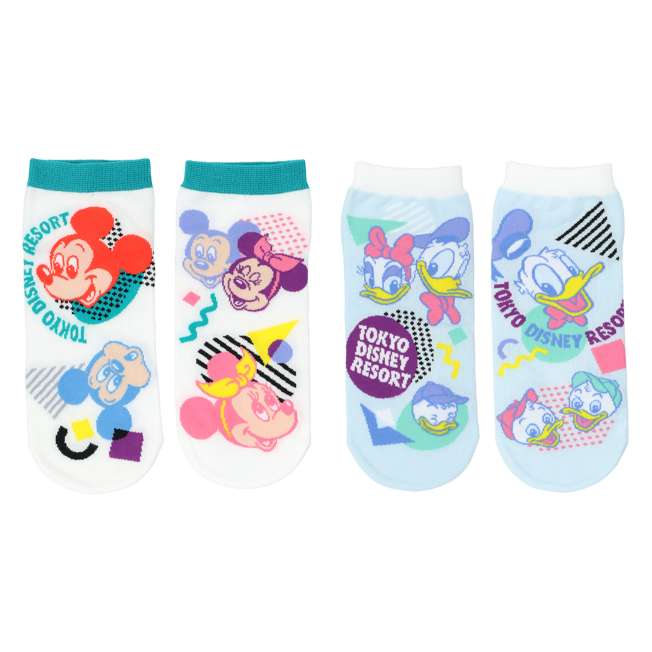 Set de 2 pares de calcetines Mickey Mouse y sus amigos