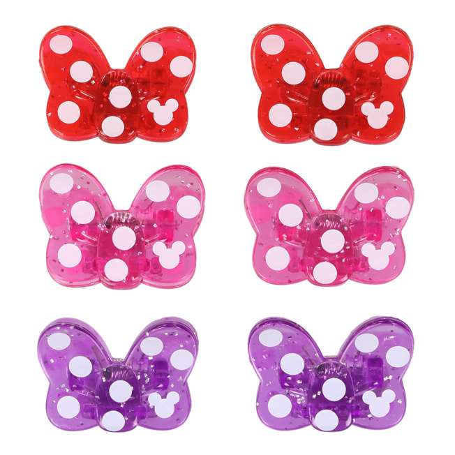 Set de 6 pinches para el pelo de Minnie
