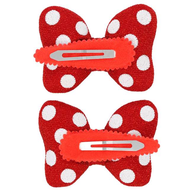Set de 2 pinches para el pelo de Minnie