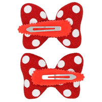 Set de 2 pinches para el pelo de Minnie