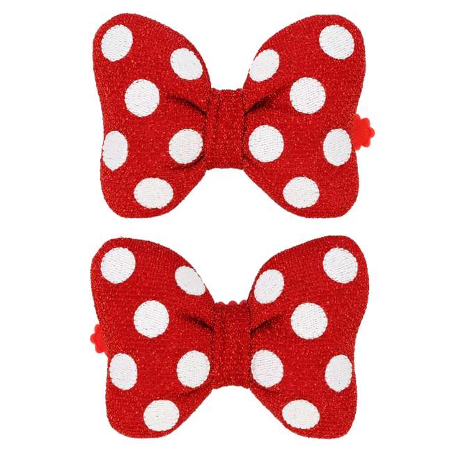 Set de 2 pinches para el pelo de Minnie