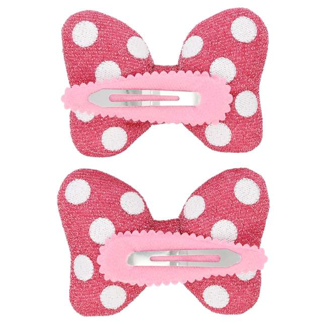 Set de 2 pinches para el pelo de Minnie Mouse