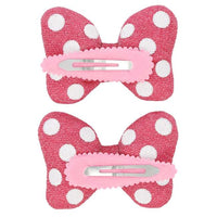 Set de 2 pinches para el pelo de Minnie Mouse