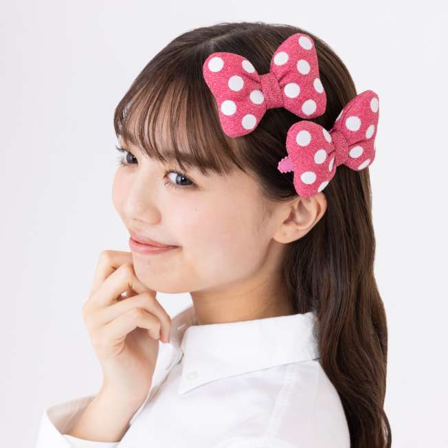 Set de 2 pinches para el pelo de Minnie Mouse