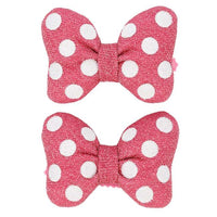 Set de 2 pinches para el pelo de Minnie Mouse