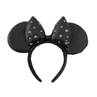 Diadema negra de Minnie con lazo