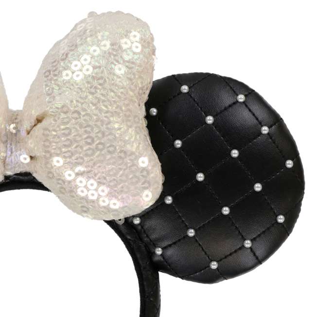 Cintillo Minnie con lazo de lentejuelas