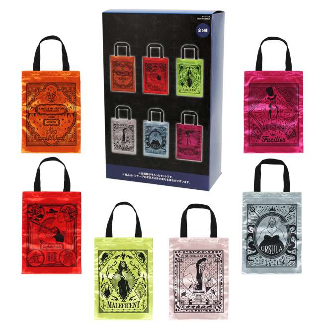 Set de 6 bolsos tote Disney Villains