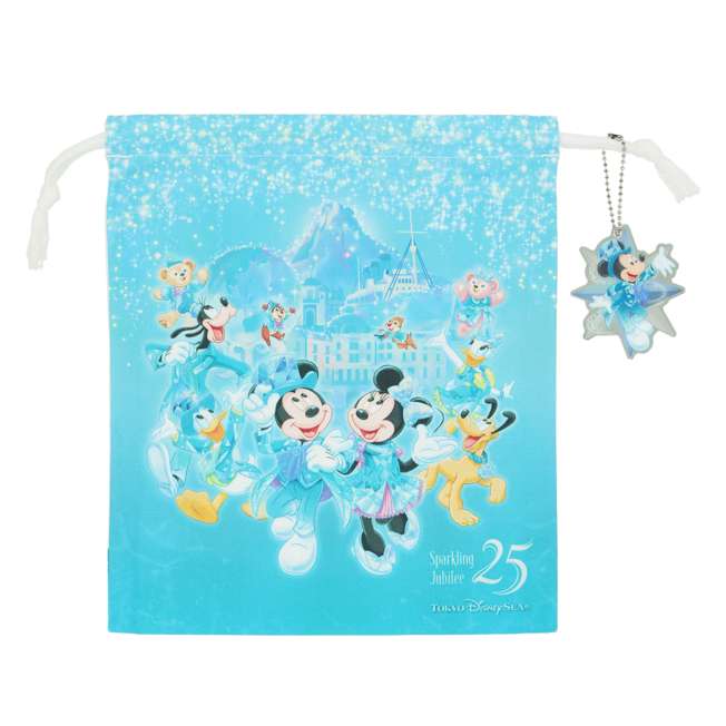 Bolso con cordón Mickey Mouse y amigos - DisneySea 25 años