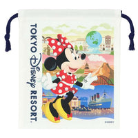 Bolsita con cordón Mickey Mouse y Minnie Mouse