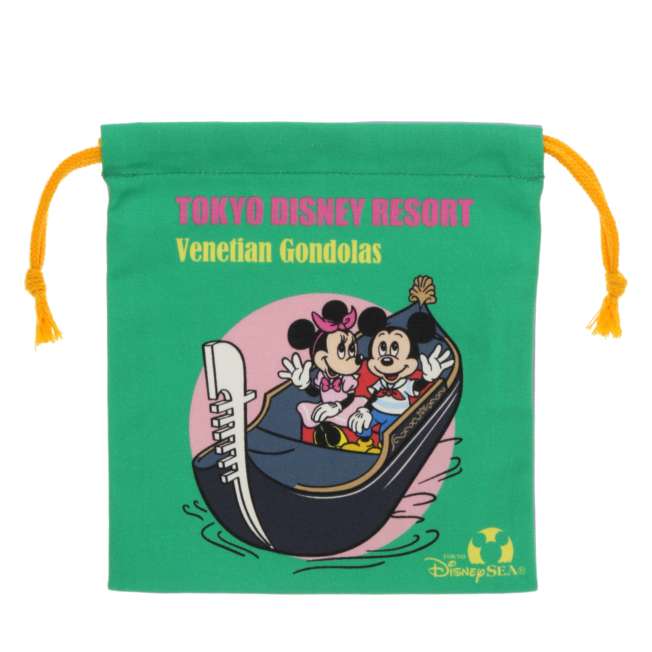 Set de 3 bolsas con cordón de Mickey y Minnie