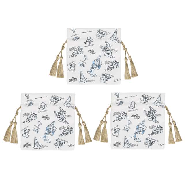 Set de 3 bolsitas con cordón de Mickey Mouse