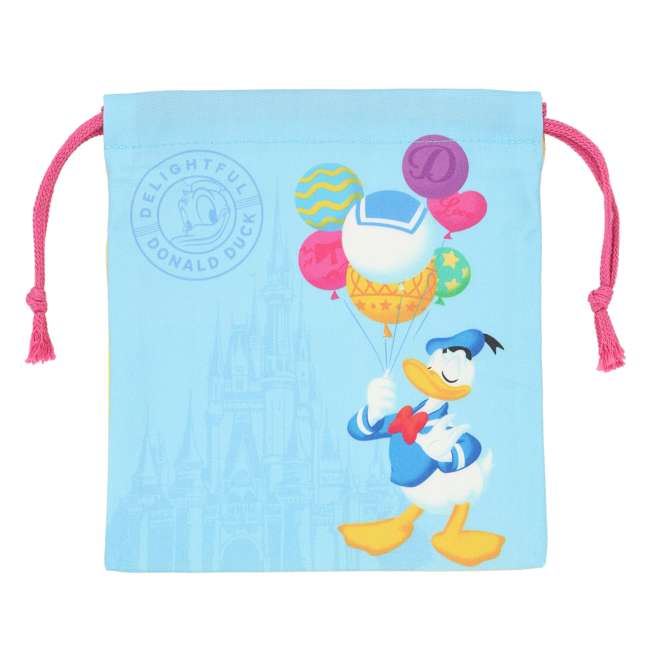 Set de 3 bolsas con cordón del Pato Donald