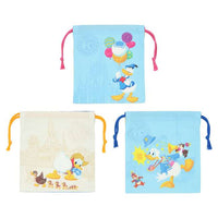Set de 3 bolsas con cordón del Pato Donald