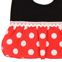 Babero para bebé con cintillo de Minnie Mouse