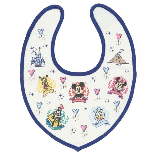 Set de 2 baberos para bebé Mickey Mouse y amigos