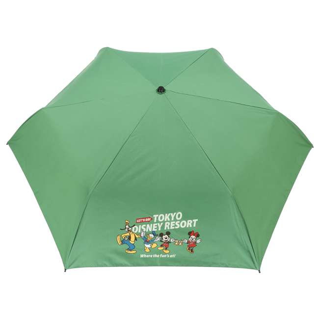 Paraguas plegable para sol y lluvia de Mickey Mouse