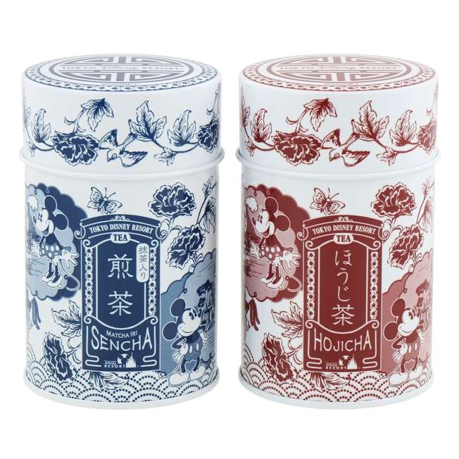 Té japonés en 2 latas de Mickey y Minnie