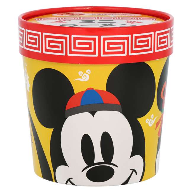 Mini ramen en caja de papel de Mickey Mouse y sus amigos
