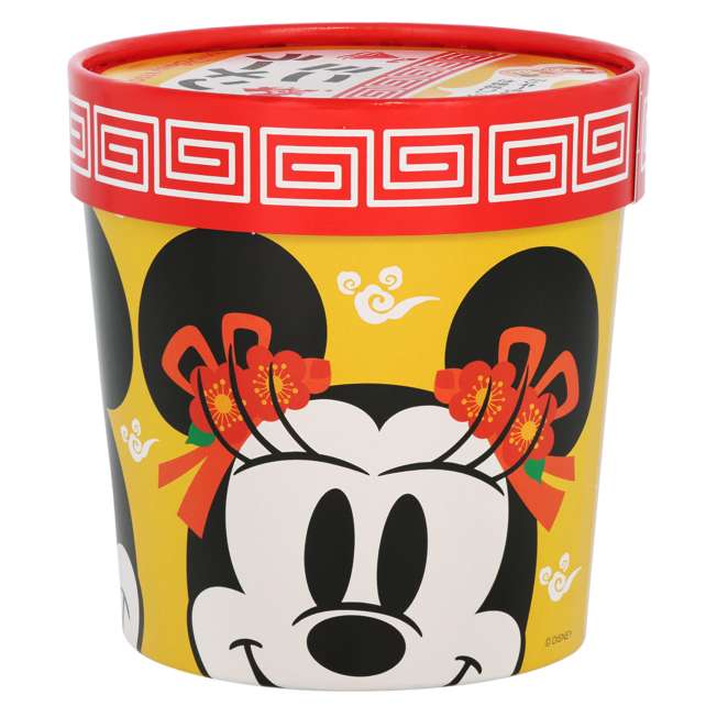 Mini ramen en caja de papel de Mickey Mouse y sus amigos