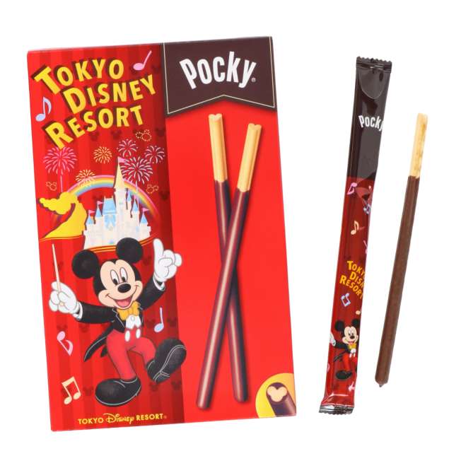 Pocky de Mickey y Minnie en caja de papel