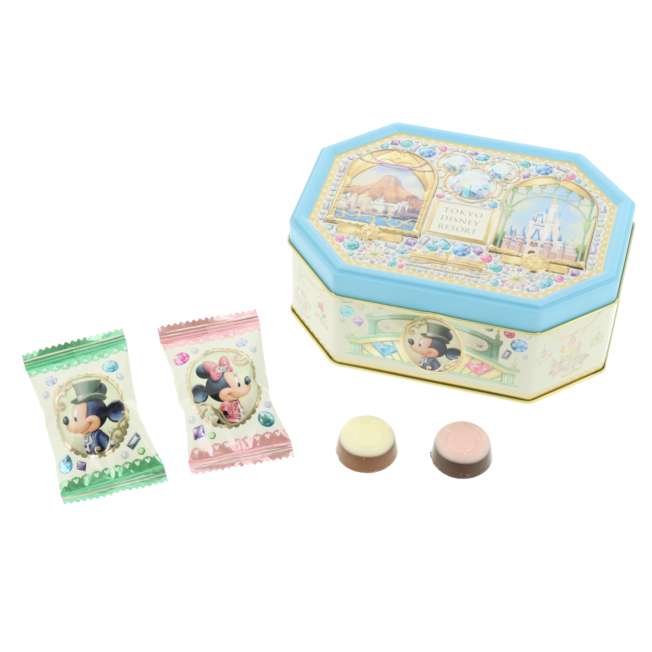 Chocolates en lata de Mickey y Minnie