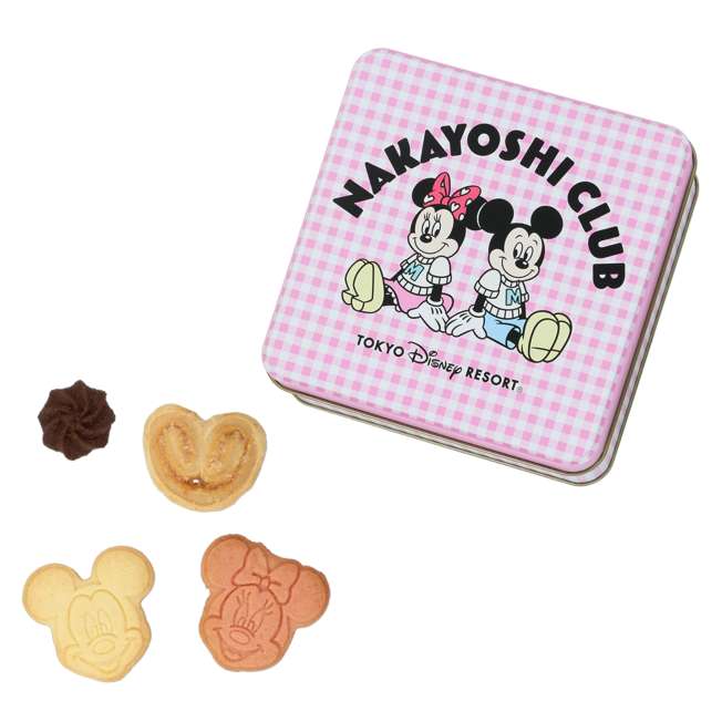 Galletas surtidas en lata de Mickey y Minnie