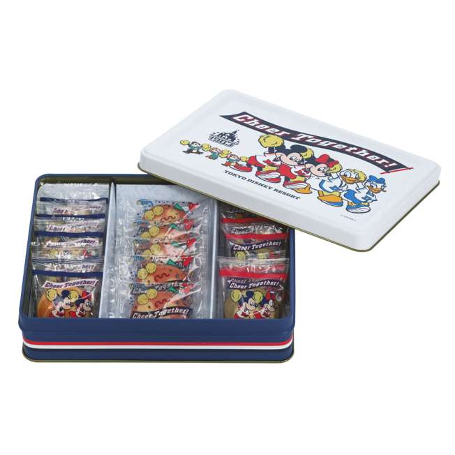 Lata de galletas de Mickey Mouse y sus amigos