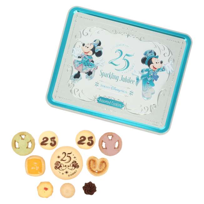 Galletas surtidas en lata de Mickey y Minnie | DisneySea 25